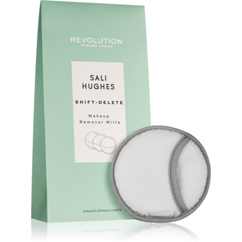 Revolution Skincare X Sali Hughes Shift-Delete pratelné odličovací tampony z mikrovlákna 3 ks - parfo.cz