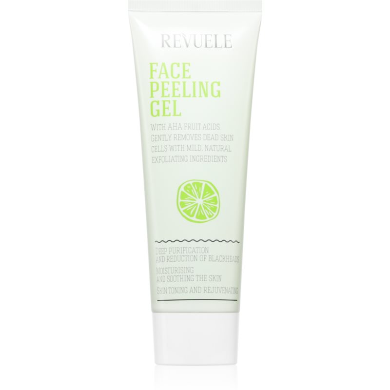 Revuele Face Peeling Gel AHA Fruit Acids čisticí pleťový peeling proti černým tečkám 80 ml - parfo.cz