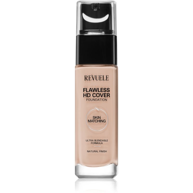 Revuele Flawless HD Cover Foundation lehký make-up pro dokonalý vzhled odstín 01 Ivory 33 ml - parfo.cz