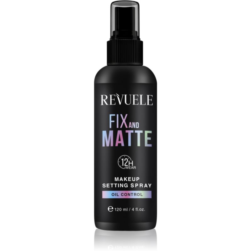 Revuele Makeup Setting Spray Fix And Matte matující fixační sprej na make-up 120 ml - parfo.cz