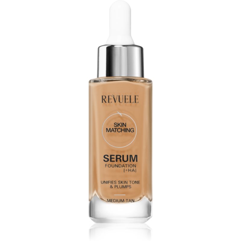Revuele Serum Foundation [+HA] hydratační make-up pro sjednocení barevného tónu pleti odstín Medium-Tan 30 ml - parfo.cz