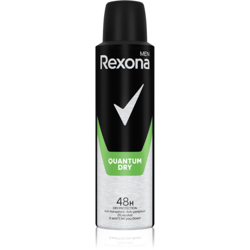 Rexona Men Antiperspirant antiperspirant ve spreji Dry Quantum 150 ml - parfo.cz