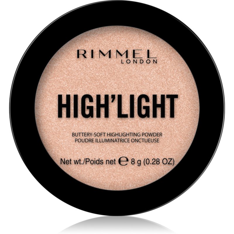 Rimmel High'light kompaktní pudrový rozjasňovač odstín 002 Candelit 8 g - parfo.cz