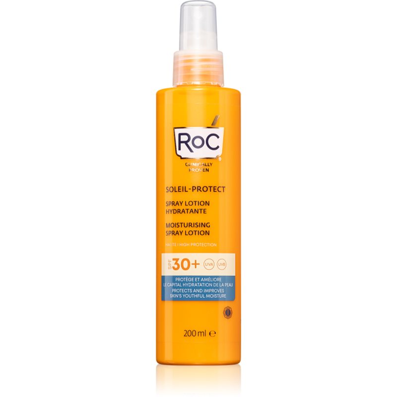 RoC Soleil Protect Moisturising Spray Lotion hydratační sprej na opalování 200 ml - parfo.cz