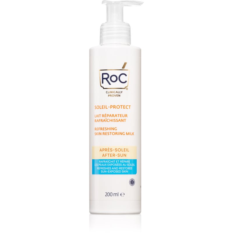 RoC Soleil Protect Refreshing Skin Restoring Milk zklidňující krém po opalování 200 ml - parfo.cz
