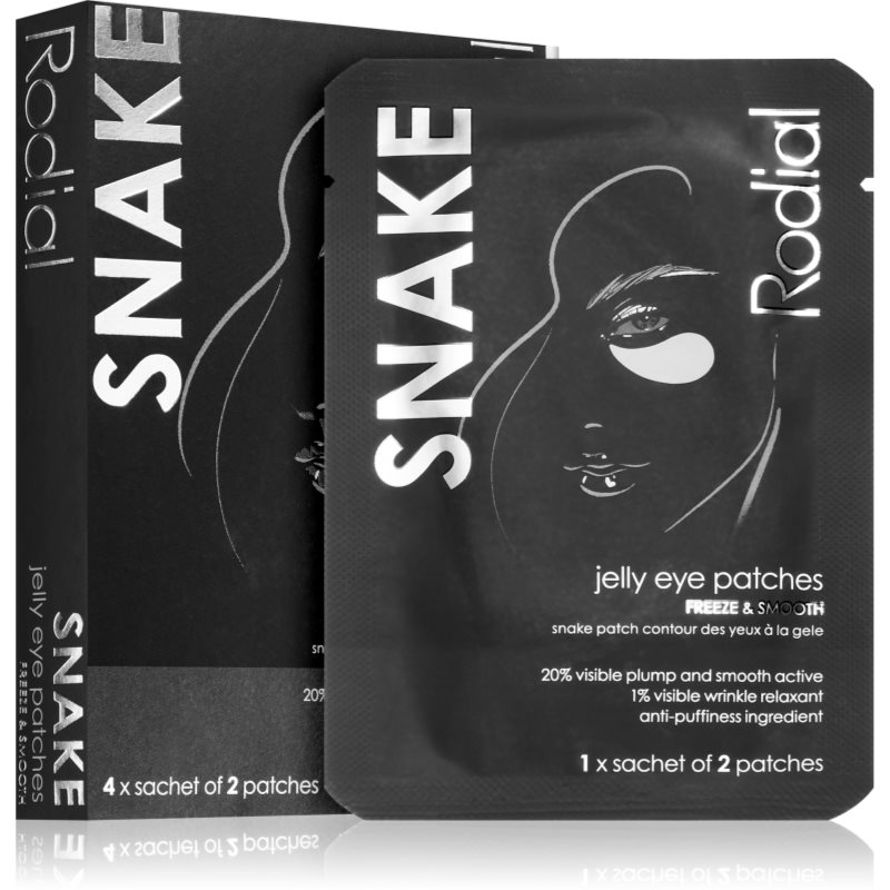 Rodial Snake Jelly Eye Patches hydrogelová maska na oční okolí 4x2 ks - parfo.cz