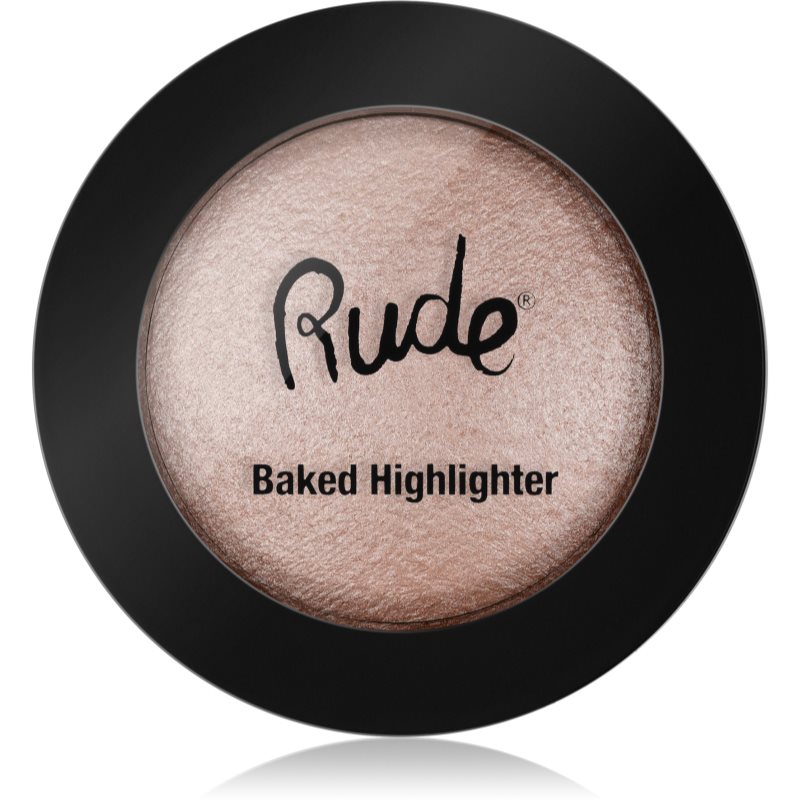 Rude Cosmetics Baked Highlighter kompaktní pudrový rozjasňovač odstín All Eyes On Me 7 g - parfo.cz