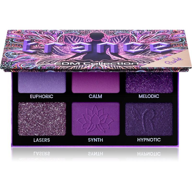 Rude Cosmetics EDM Collection paletka očních stínů odstín Trance 6 g - parfo.cz