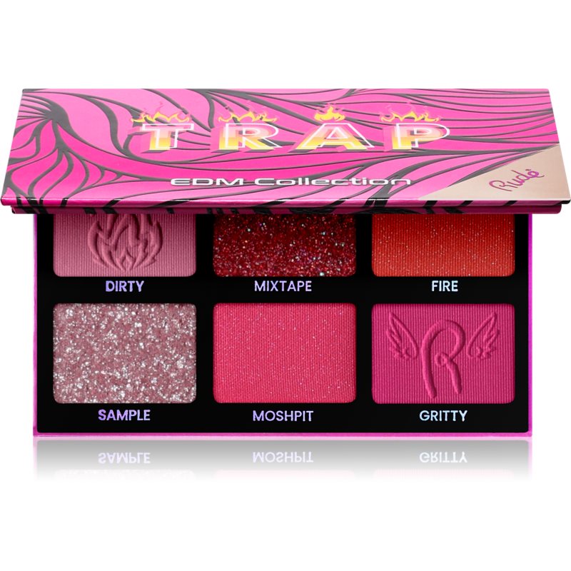 Rude Cosmetics EDM Collection paletka očních stínů odstín Trap 6 g - parfo.cz