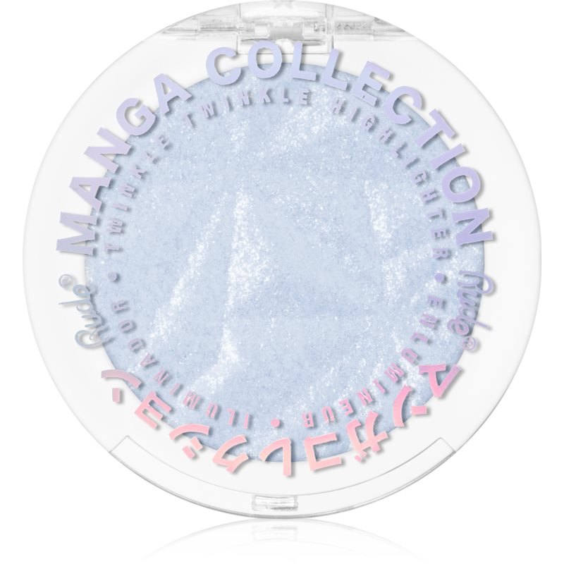 Rude Cosmetics Manga Collection Twinkle Twinkle Highlighter kompaktní pudrový rozjasňovač odstín Neko-Chan's Paws 4 g - parfo.cz
