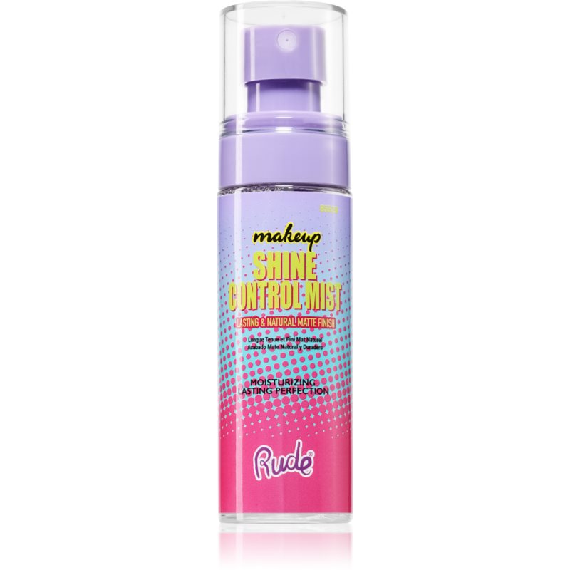 Rude Cosmetics Shine Control Mist fixační sprej pro kontrolu lesku 60 ml - parfo.cz