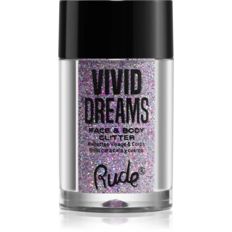 Rude Cosmetics Vivid Dreams třpytky na obličej i tělo odstín Multiverse 2.7 g - parfo.cz