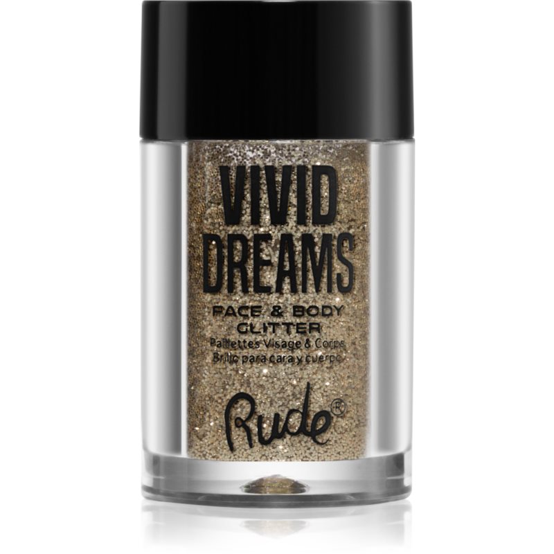 Rude Cosmetics Vivid Dreams třpytky na obličej i tělo odstín Visionary 2.7 g - parfo.cz