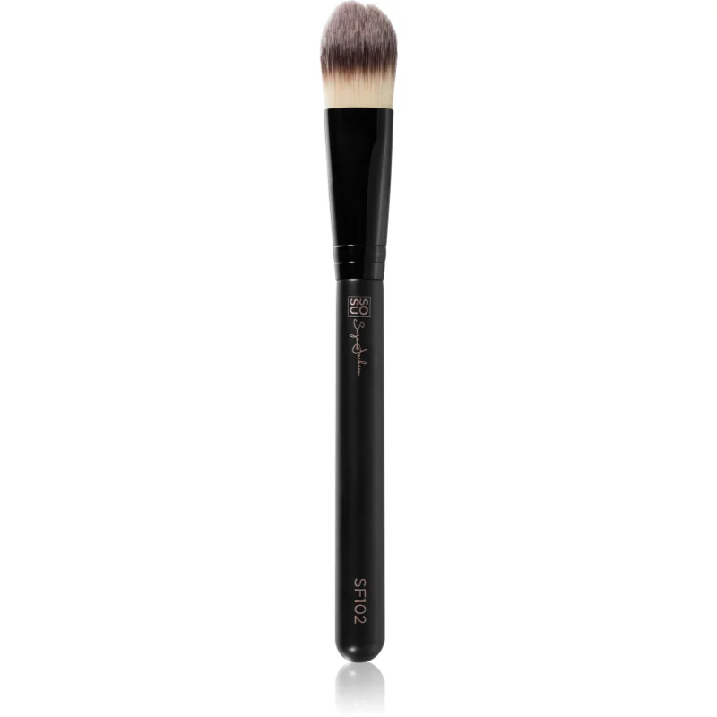 SOSU Cosmetics Brush Foundation plochý štětec na make-up Sf102 1 ks - parfo.cz