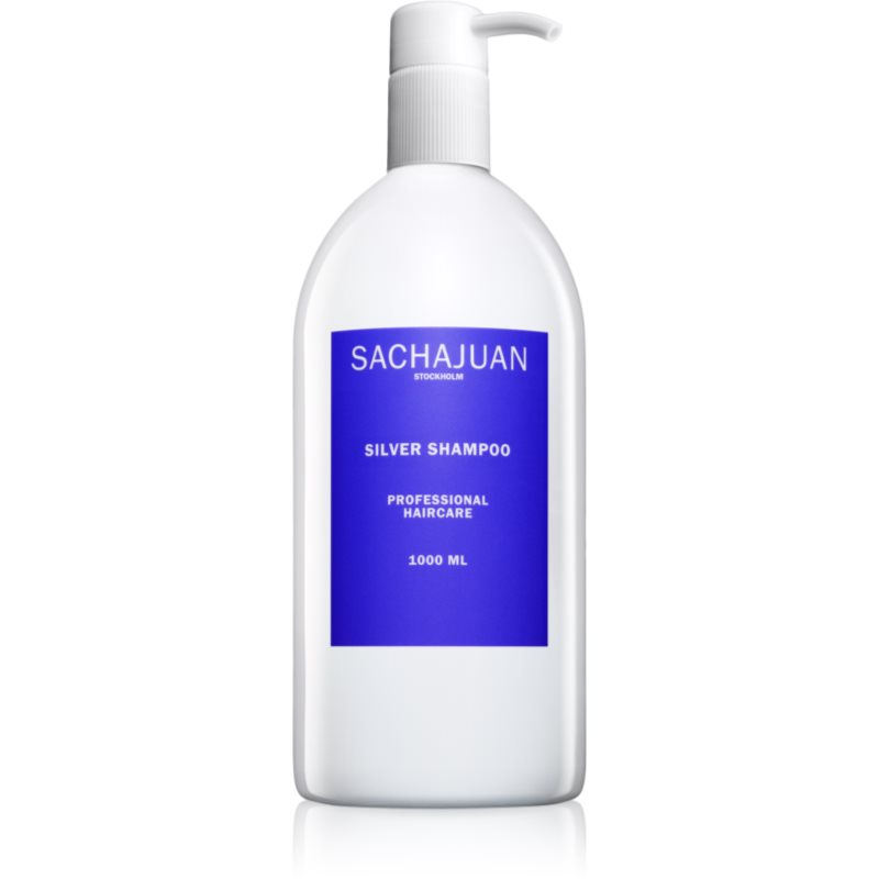 Sachajuan Silver Shampoo šampon pro blond vlasy neutralizující žluté tóny 1000 ml - parfo.cz