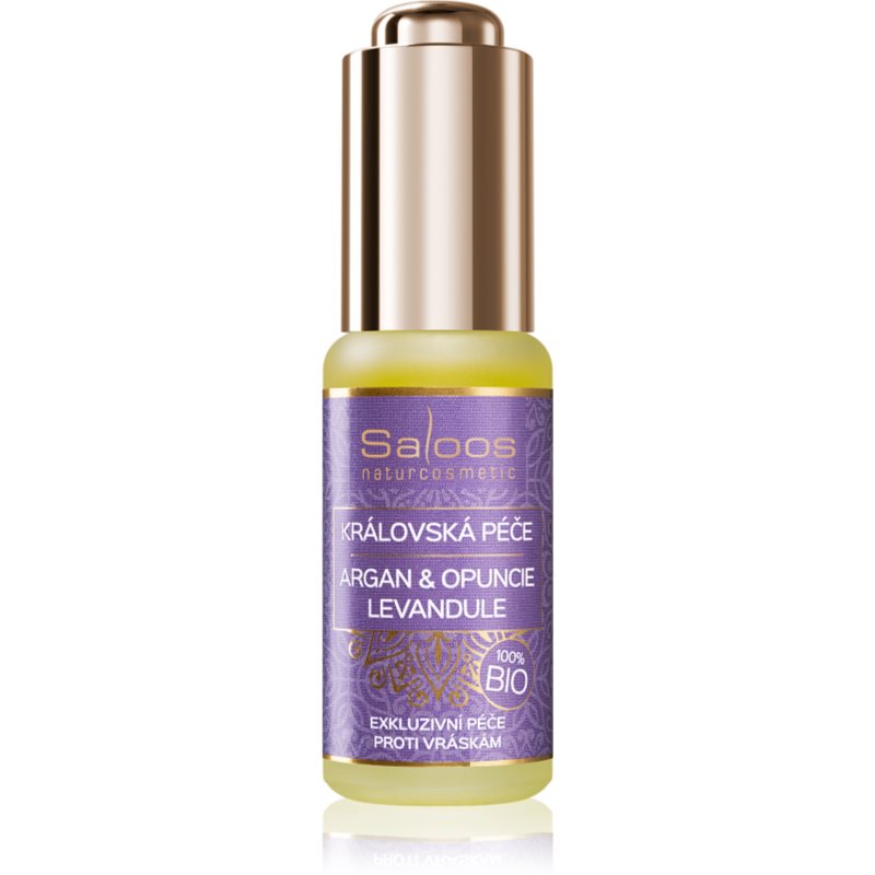 Saloos Bio Královská Péče Argan & Opuncie & Levandule bio arganový olej  s vůní levandule 20 ml - parfo.cz
