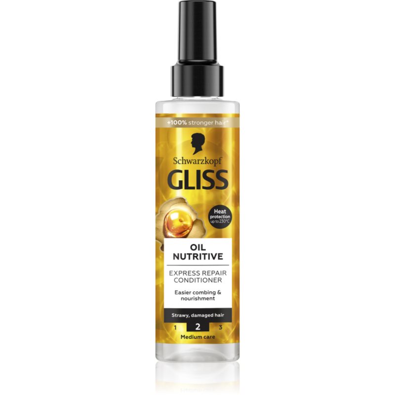 Schwarzkopf Gliss Oil Nutritive regenerační balzám pro nepoddajné a krepatějící se vlasy 200 ml - parfo.cz