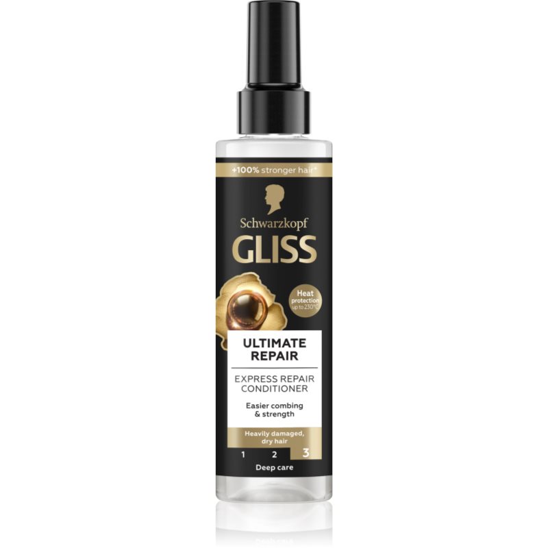 Schwarzkopf Gliss Ultimate Repair regenerační bezoplachový kondicionér pro suché a poškozené vlasy 200 ml - parfo.cz