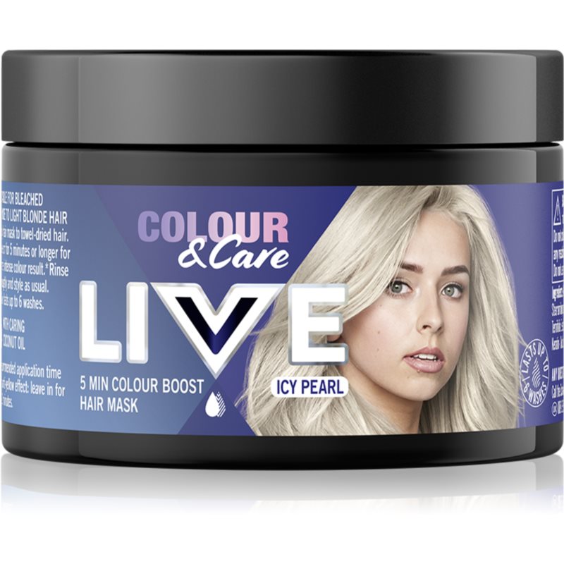 Schwarzkopf LIVE Colour & Care barvicí maska na vlasy odstín Icy Pearl 150 ml - parfo.cz
