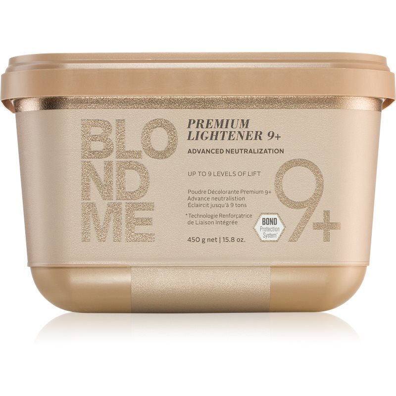 Schwarzkopf Professional Blondme Premium Lightener 9+ prémiový zesvětlující 9+ bezprašný pudr 450 g - parfo.cz