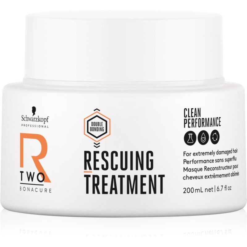 Schwarzkopf Professional Bonacure R-TWO Rescuing Treatment maska na vlasy pro extrémně poškozené vlasy 200 ml - parfo.cz