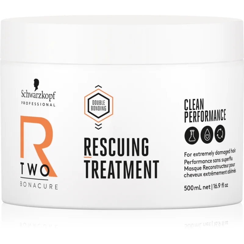 Schwarzkopf Professional Bonacure R-TWO Rescuing Treatment maska na vlasy pro extrémně poškozené vlasy 500 ml - parfo.cz