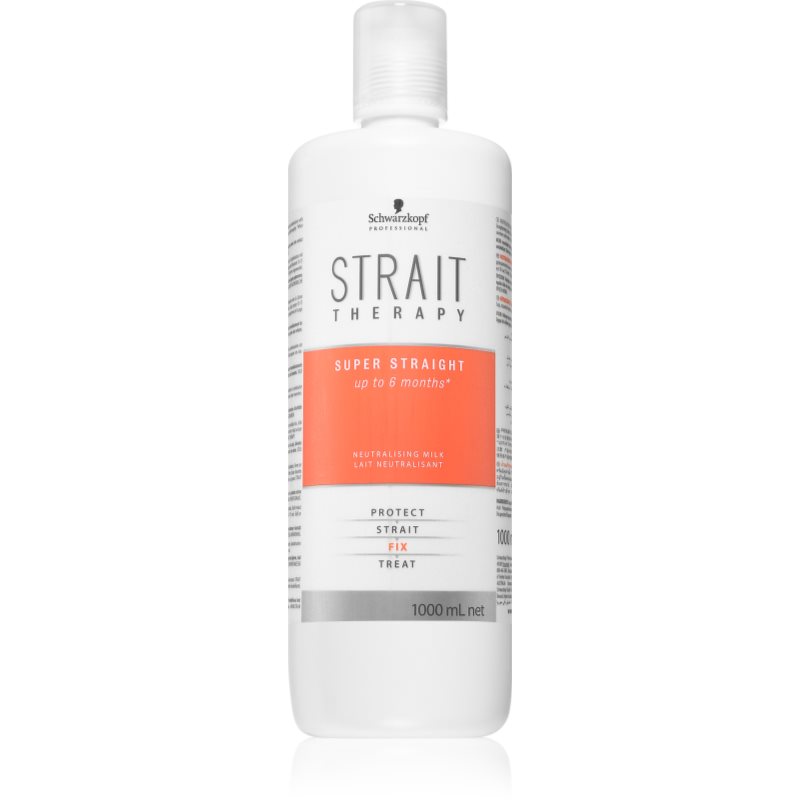 Schwarzkopf Professional STRAIT Therapy Neutralising Milk mléko na vlasy pro fixaci a tvar 1000 ml - parfo.cz