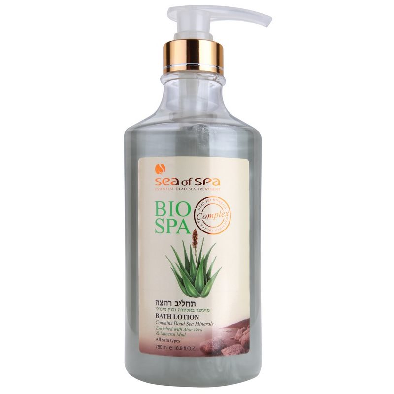 Sea of Spa Bio Spa Aloe Vera & Mineral Mud sprchový a koupelový krém s minerály z Mrtvého moře aloe vera 780 ml - parfo.cz