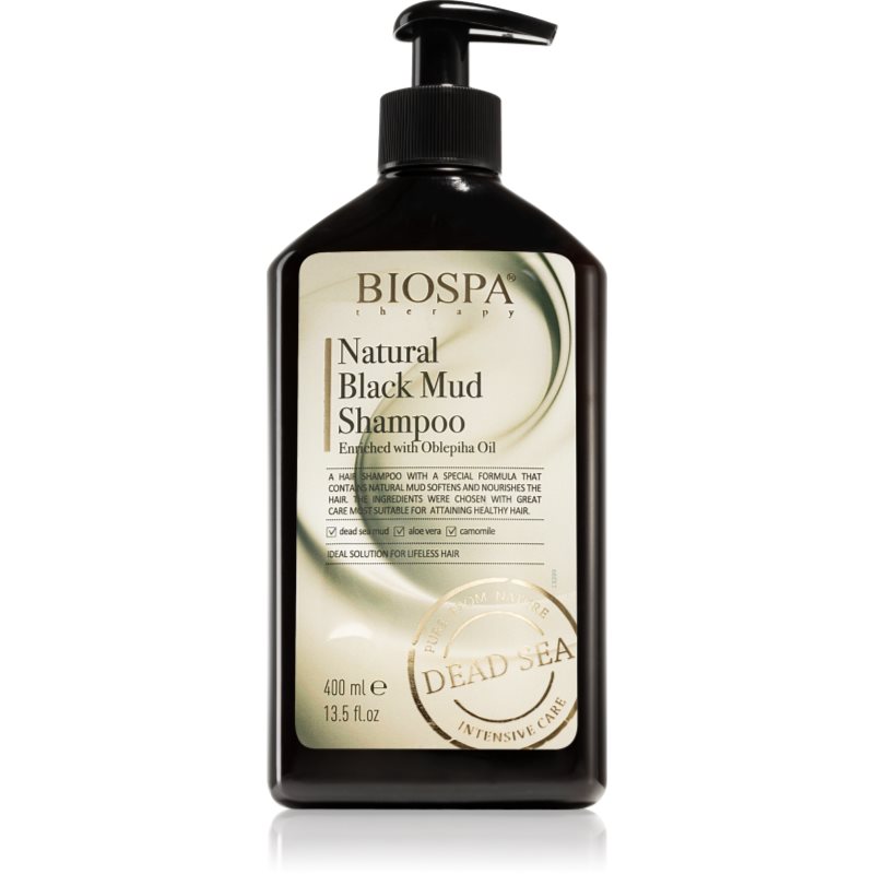Sea of Spa Bio Spa Natural Black Mud vyživující šampon pro vlasy bez vitality 400 ml - parfo.cz