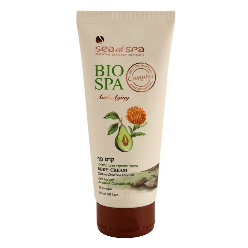 Sea of Spa Bio Spa tělový krém s avokádem a měsíčkovým olejem 180 ml - parfo.cz