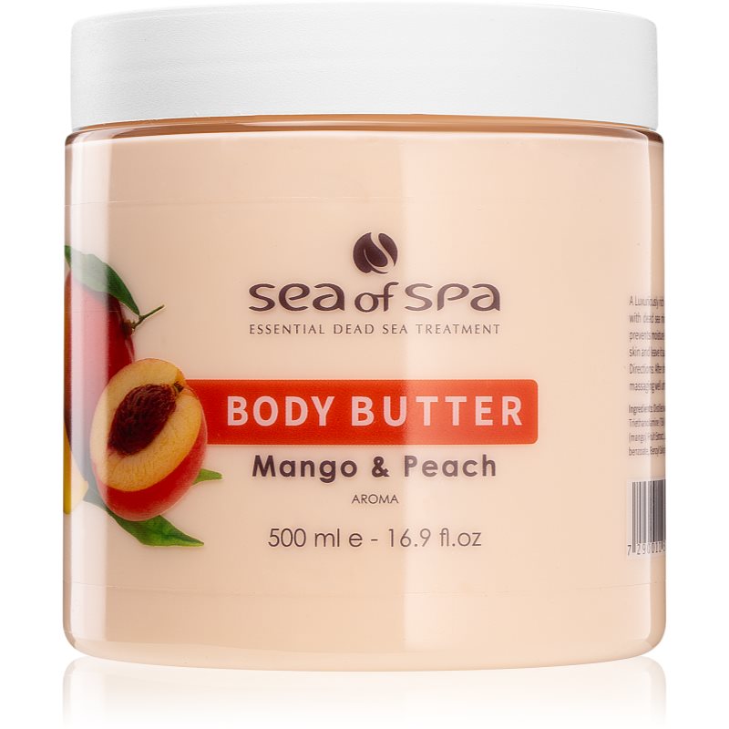 Sea of Spa Dead Sea Treatment tělové máslo s mangem a broskví 500 ml - parfo.cz