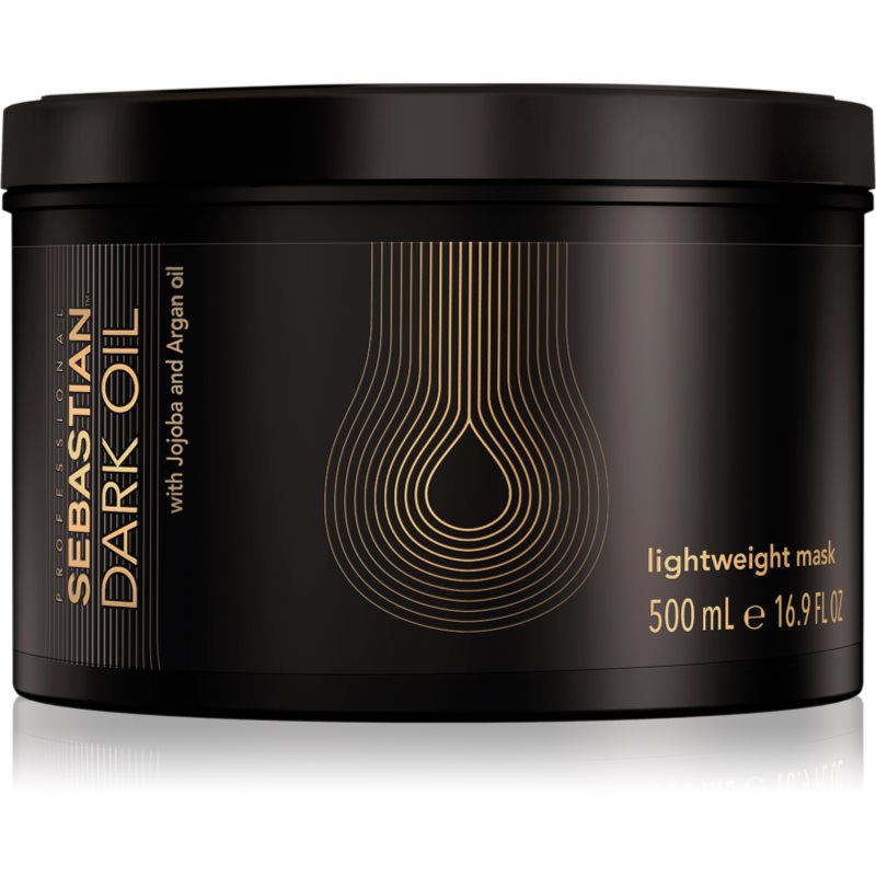 Sebastian Professional Dark Oil vyživující maska pro lesk a hebkost vlasů 500 ml - parfo.cz