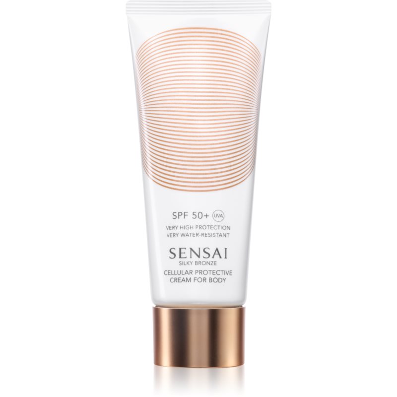 Sensai Silky Bronze Cellular Protective Cream for body opalovací krém proti stárnutí pokožky SPF 50+ 150 ml - parfo.cz