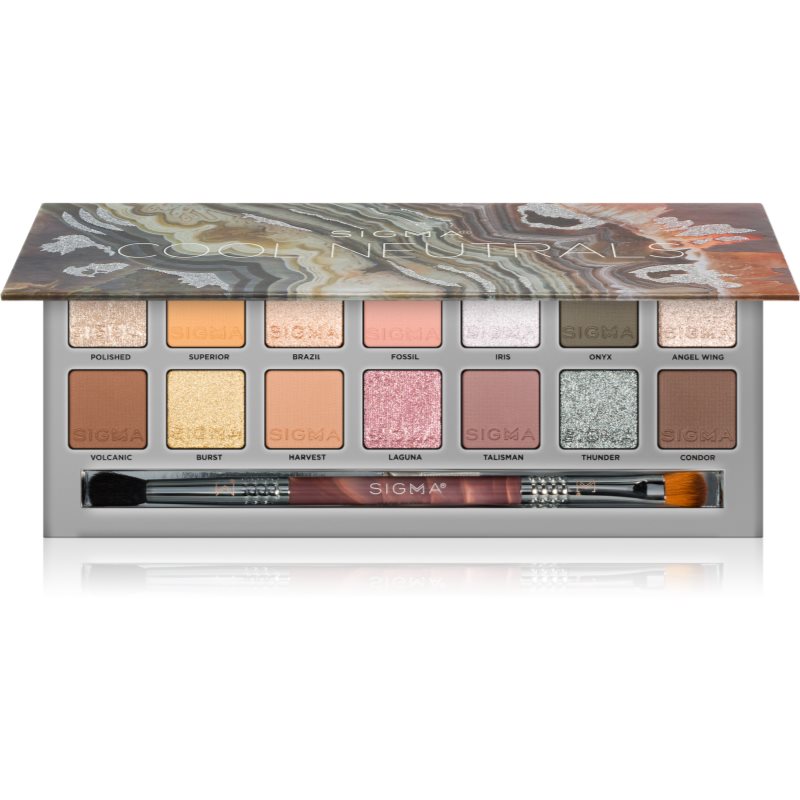 Sigma Beauty Cool Neutrals paletka očních stínů 1 ks - parfo.cz