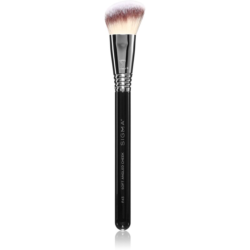 Sigma Beauty Face F43 Soft Angled Cheek zkosený štětec na tvářenku 1 ks - parfo.cz
