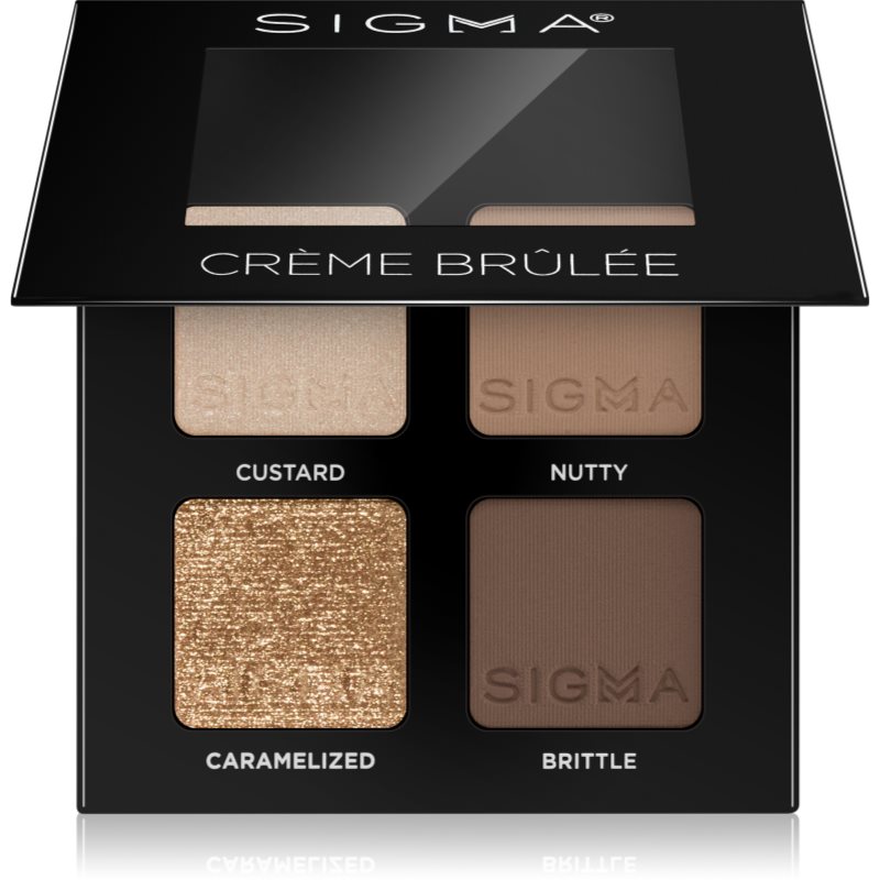 Sigma Beauty Quad paletka očních stínů odstín Crème Brûlée 4 g - parfo.cz