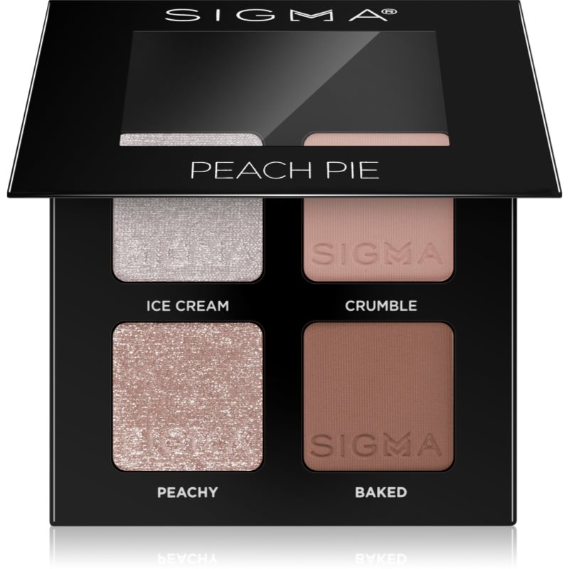 Sigma Beauty Quad paletka očních stínů odstín Peach Pie 4 g - parfo.cz