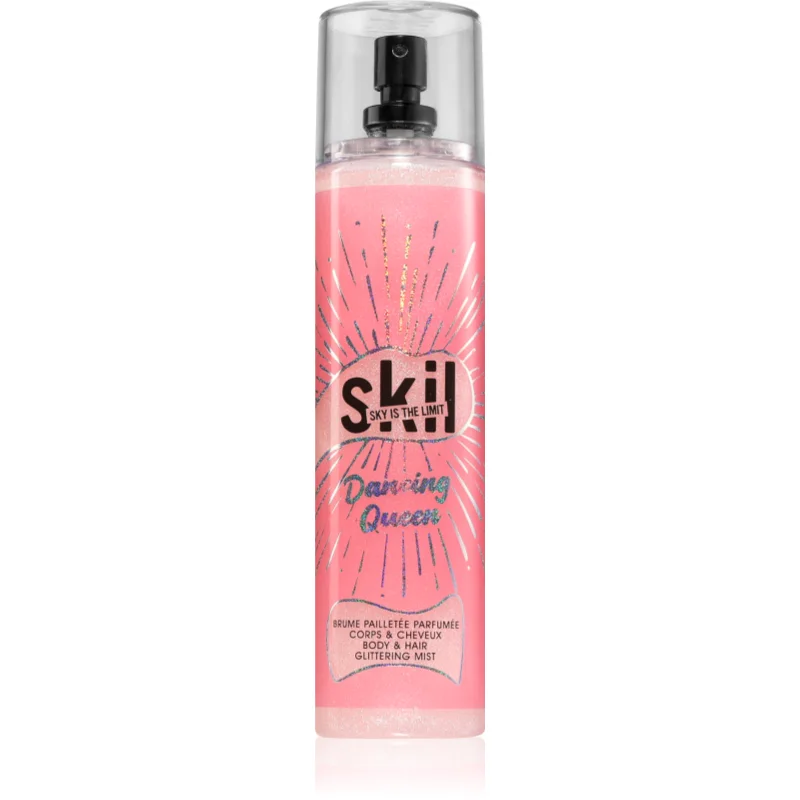 Skil Night Call Dancing Queen sprej na tělo a vlasy se třpytkami 250 ml - parfo.cz