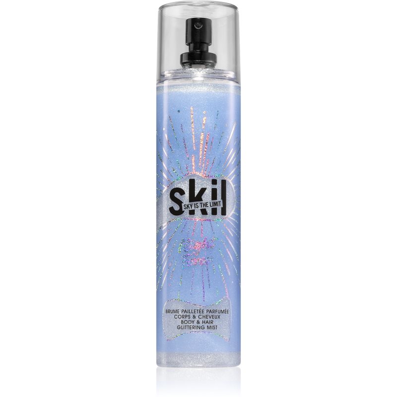 Skil Night Call Night Fever sprej na tělo a vlasy se třpytkami 250 ml - parfo.cz