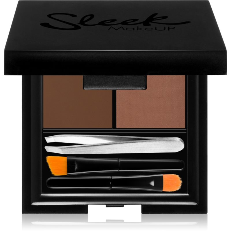 Sleek Brow Kit set pro úpravu obočí Dark 3