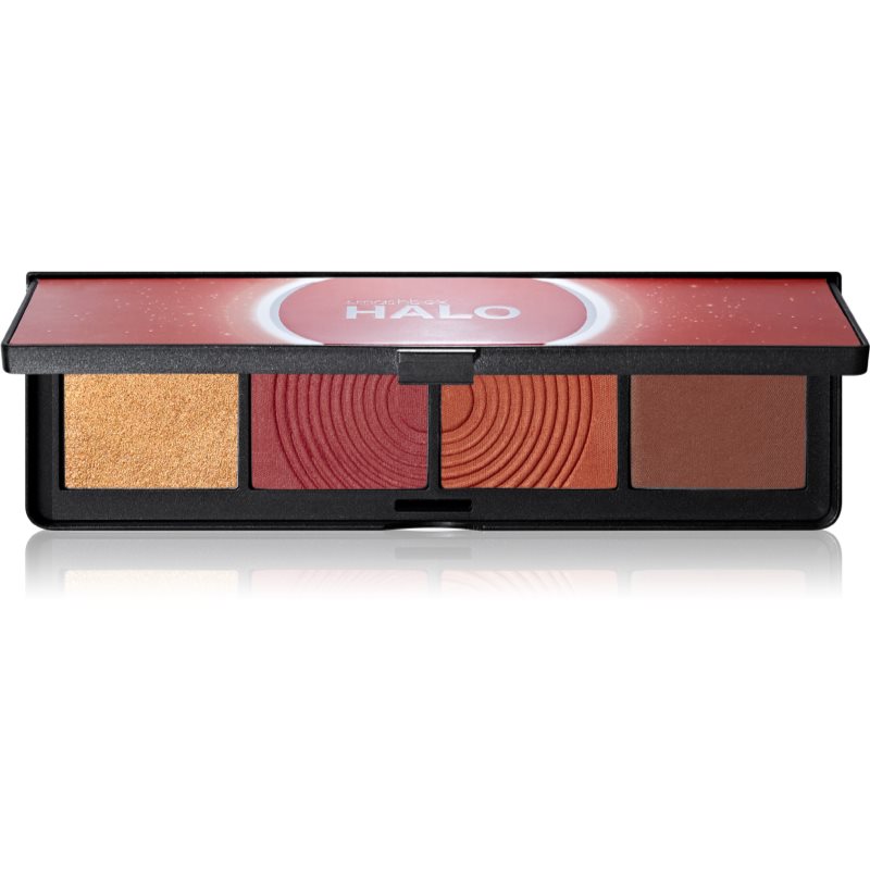 Smashbox Halo Sculpt + Glow Face Palette paletka rozjasňovačů a tvářenek odstín Berry Saturation 15