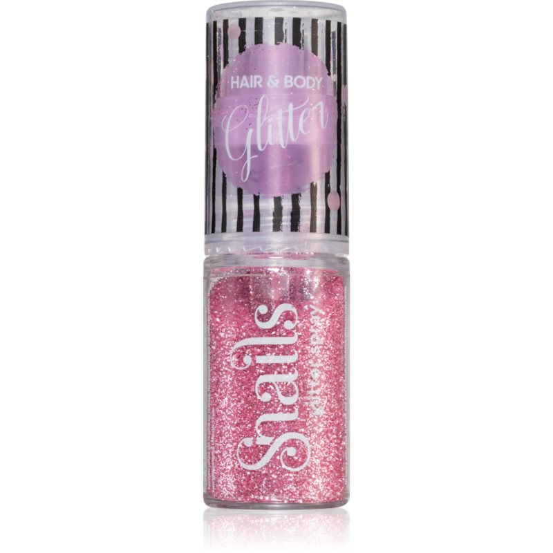 Snails Body Glitter třpytky na tělo a vlasy Light Pink 10 g - parfo.cz