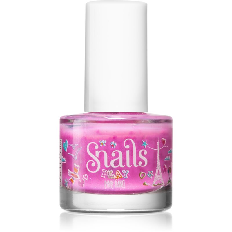 Snails Mini Play lak na nehty pro děti odstín Pink Bang 7 ml - parfo.cz