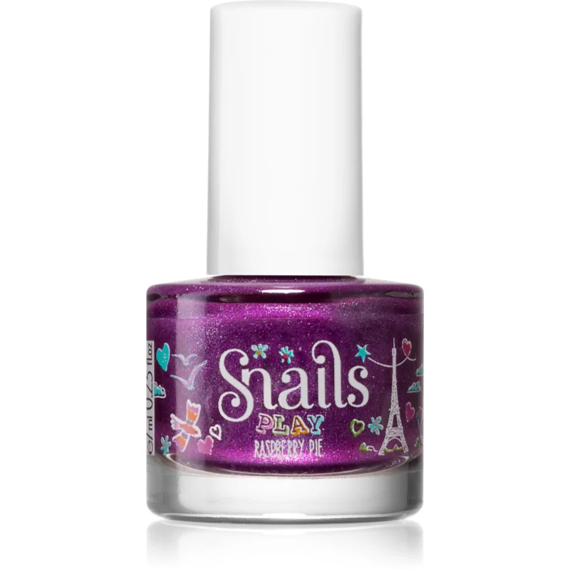 Snails Mini Play lak na nehty pro děti odstín Raspberry Pie 7 ml - parfo.cz