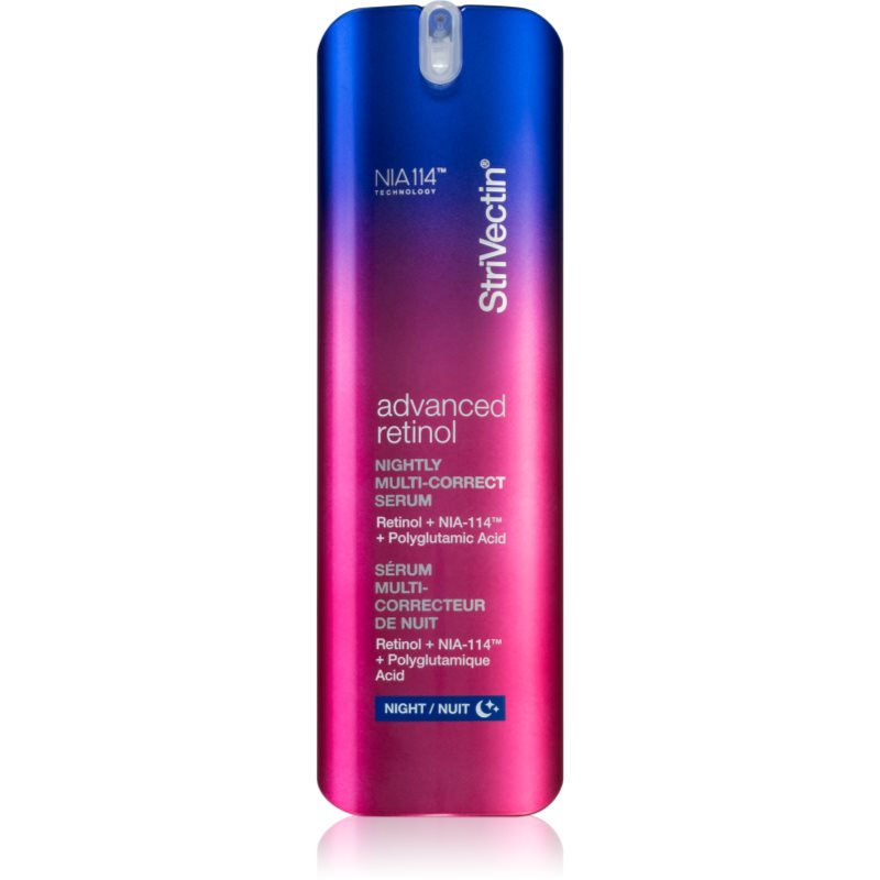 StriVectin Advanced Retinol Nightly Multi-Correct Serum regenerační noční sérum s revitalizačním účinkem s retinolem 30 ml - parfo.cz