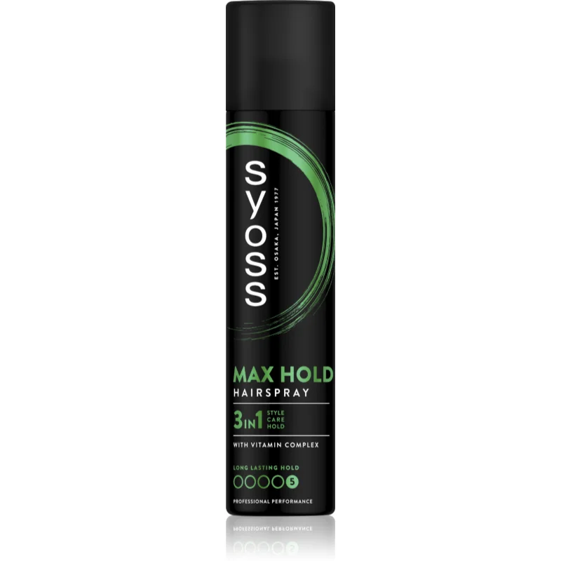 Syoss Max Hold lak na vlasy s extra silnou fixací 300 ml - parfo.cz