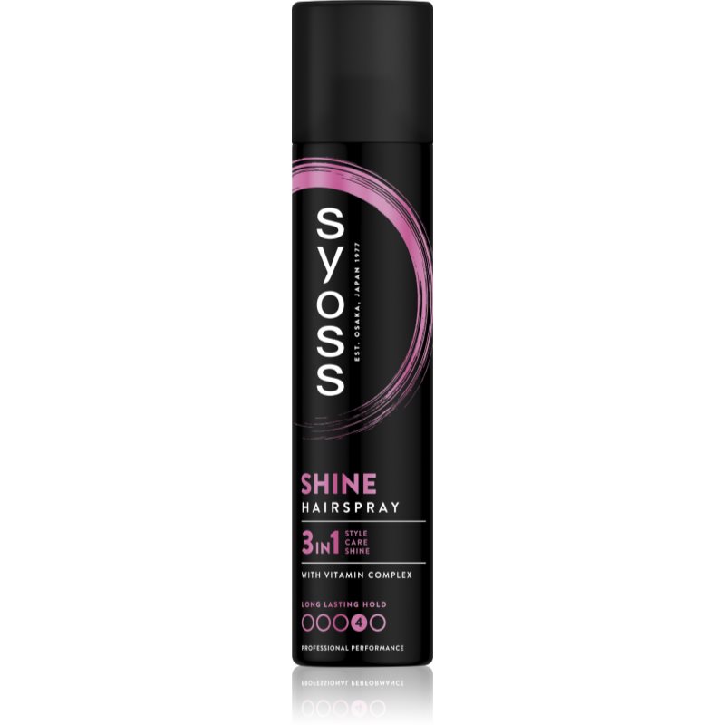 Syoss Shine & Hold lak na vlasy pro lesk 300 ml - parfo.cz