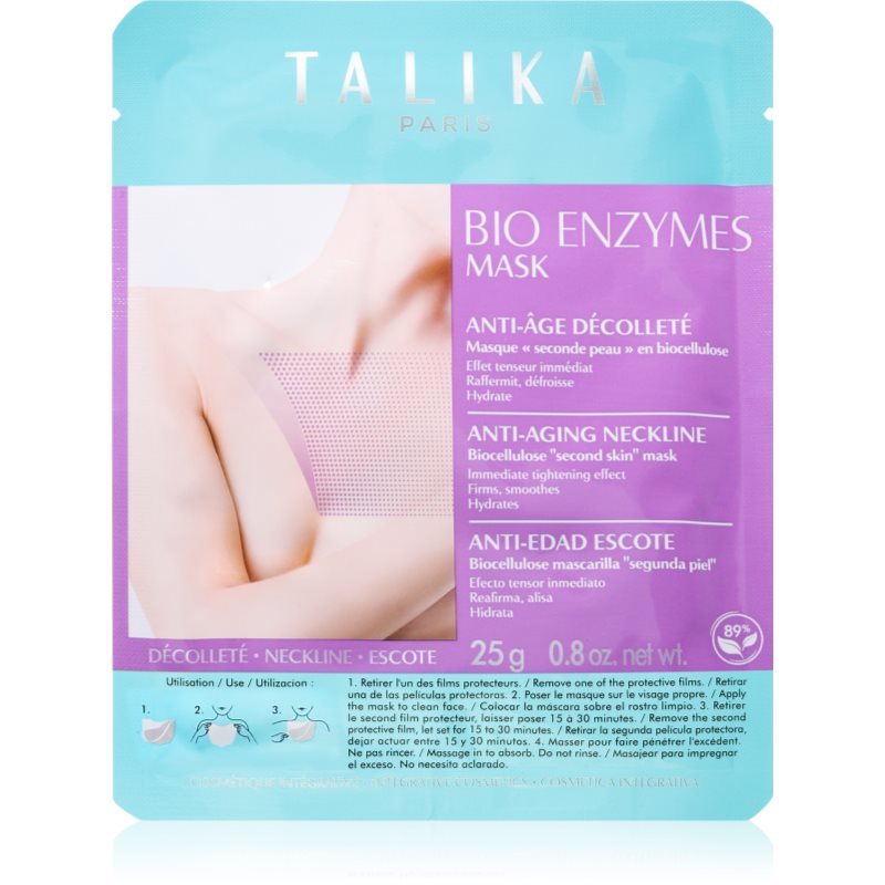 Talika Bust Phytoserum rozjasňující plátýnková maska na dekolt a poprsí 25 g - parfo.cz
