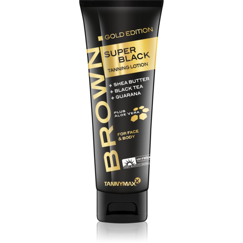Tannymaxx Brown Super Black Gold Edition opalovací krém do solária pro podporu opálení 125 ml - parfo.cz