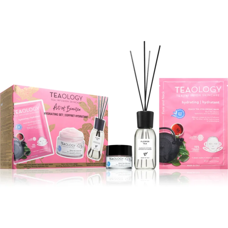 Teaology Peach Tea Hydrating Set dárková sada - parfo.cz